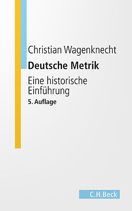 Kartonierter Einband Deutsche Metrik von Christian Wagenknecht