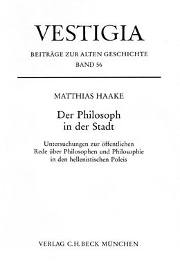 Leinen-Einband Der Philosoph in der Stadt von Matthias Haake