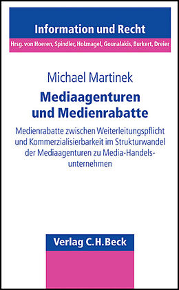 Kartonierter Einband Mediaagenturen und Medienrabatte von Michael Martinek