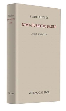 Fester Einband Festschrift für Jobst-Hubertus Bauer von 