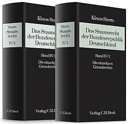 Kartonierter Einband Das Staatsrecht der Bundesrepublik Deutschland Bände IV/1 und IV/2 von Klaus Stern