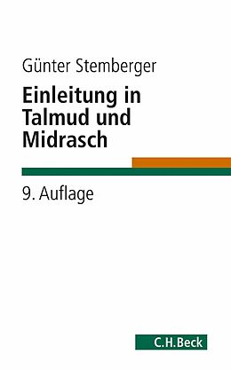 E-Book (epub) Einleitung in Talmud und Midrasch von Günter Stemberger