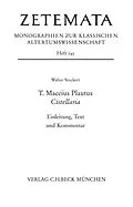 E-Book (pdf) T. Maccius Plautus. Cistellaria von Walter Stockert