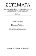 E-Book (pdf) Platons Politikos von Gustav Adolf Seeck