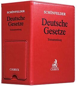 Loseblatt Deutsche Gesetze Premium-Ordner 86 mm in Lederoptik mit integrierter Buchstütze von 