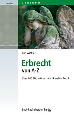 E-Book (epub) Erbrecht von A-Z von Karl Winkler