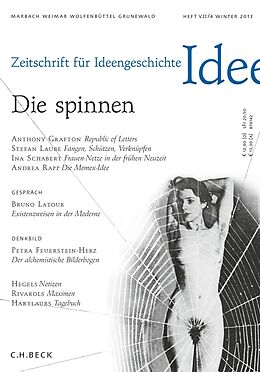 Geheftet Zeitschrift für Ideengeschichte Heft VII/4 Winter 2013 von 