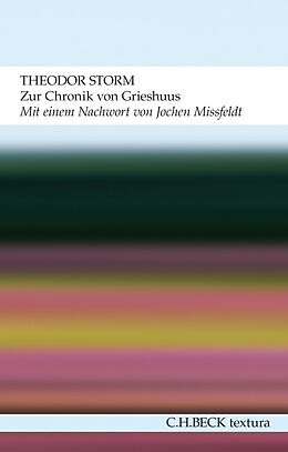 Kartonierter Einband Zur Chronik von Grieshuus von Theodor Storm