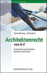 E-Book (epub) Architektenrecht von A-Z von Fabian Blomeyer, Erik Budiner