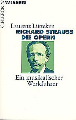 Kartonierter Einband Richard Strauss von Laurenz Lütteken