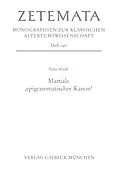 E-Book (pdf) Martials 'epigrammatischer Kanon' von Nina Mindt