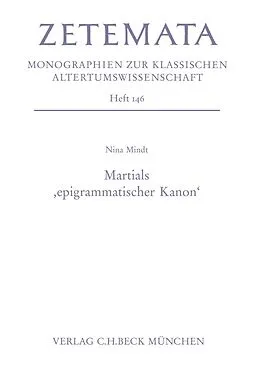 E-Book (pdf) Martials 'epigrammatischer Kanon' von Nina Mindt