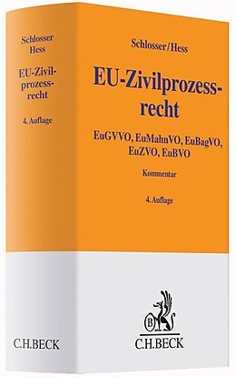 Fester Einband EU-Zivilprozessrecht von Peter F. Schlosser, Burkhard Hess