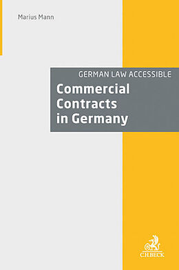 Livre Relié Commercial Contracts in Germany de Marius Mann