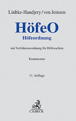 Fester Einband Höfeordnung von Rudolf (Dr.) Lange, Hans Wulff