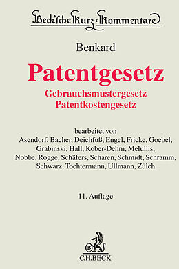 Fester Einband Patentgesetz von Georg Benkard