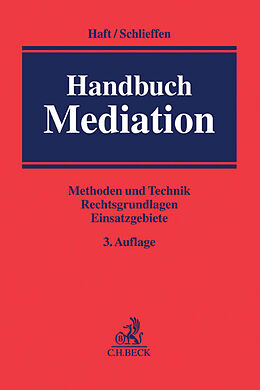 Fester Einband Handbuch Mediation von 