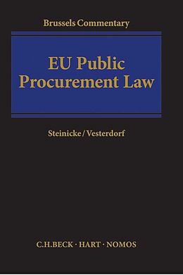 Fester Einband EU Public Procurement Law von Vesterdorf, Peter Leif Vesterdorf