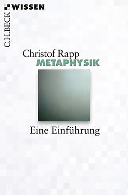Kartonierter Einband Metaphysik von Christof Rapp
