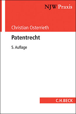 Kartonierter Einband Patentrecht von Christian Osterrieth