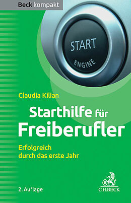 Kartonierter Einband Starthilfe für Freiberufler von Claudia Kilian
