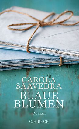 Fester Einband Blaue Blumen von Carola Saavedra