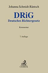 Fester Einband Deutsches Richtergesetz von Günther Schmidt-Räntsch, Johanna Schmidt-Räntsch