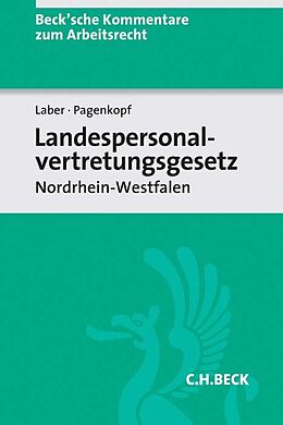 Leinen-Einband Landespersonalvertretungsgesetz Nordrhein-Westfalen von 
