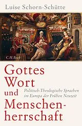 Fester Einband Gottes Wort und Menschenherrschaft von Luise Schorn-Schütte