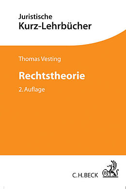 Kartonierter Einband Rechtstheorie von Thomas Vesting