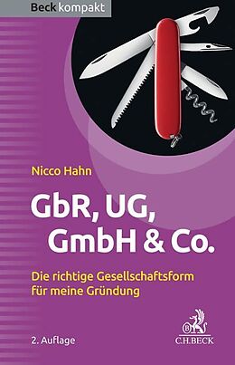 Kartonierter Einband GbR, UG, GmbH &amp; Co. von Nicco Hahn