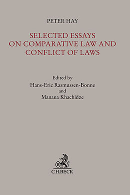 Leinen-Einband Selected Essays on Comparative Law and Conflict of Laws von Peter Hay