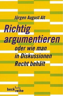 E-Book (pdf) Richtig argumentieren von Jürgen August Alt