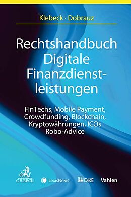 Kartonierter Einband Rechtshandbuch Digitale Finanzdienstleistungen von 