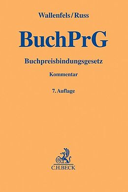 Fester Einband Buchpreisbindungsgesetz von Hans Franzen, Dieter Wallenfels, Christian Russ