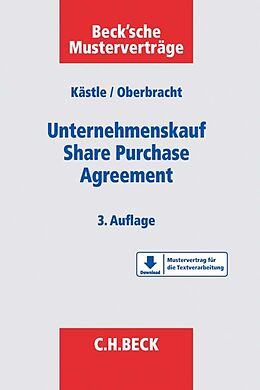Kartonierter Einband Unternehmenskauf - Share Purchase Agreement von Florian Kästle, Dirk Oberbracht