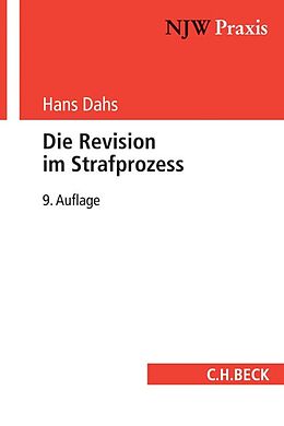 Kartonierter Einband Die Revision im Strafprozess von Hans Dahs