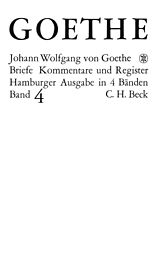 E-Book (pdf) Goethes Briefe und Briefe an Goethe Bd. 4: Briefe der Jahre 1821-1832 von Johann Wolfgang Goethe
