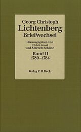 E-Book (pdf) Lichtenberg Briefwechsel Bd. 2: 1780-1784 von 
