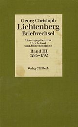 E-Book (pdf) Lichtenberg Briefwechsel Bd. 3: 1785-1792 von Georg Christoph Lichtenberg