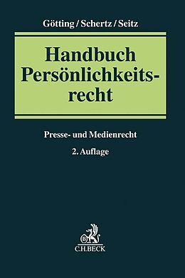 Fester Einband Handbuch Persönlichkeitsrecht von 