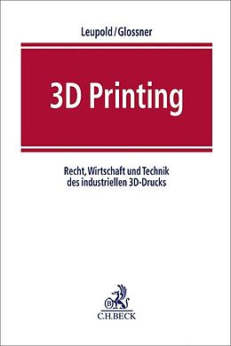Leinen-Einband 3D Printing von Andreas Leupold, Silke Glossner