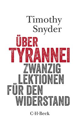 E-Book (pdf) Über Tyrannei von Timothy Snyder