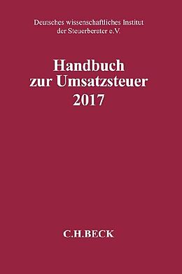 Fester Einband Handbuch zur Umsatzsteuer 2017 von 