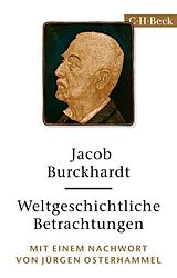 Kartonierter Einband Weltgeschichtliche Betrachtungen von Jacob Burckhardt