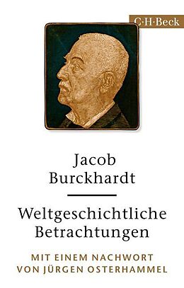 Kartonierter Einband Weltgeschichtliche Betrachtungen von Jacob Burckhardt