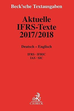 Kartonierter Einband Aktuelle IFRS-Texte 2017/2018 von 