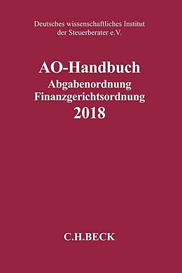 Fester Einband AO-Handbuch 2018 von 