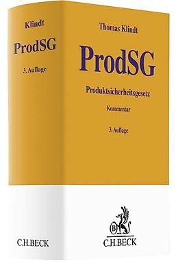 Fester Einband Produktsicherheitsgesetz ProdSG von 