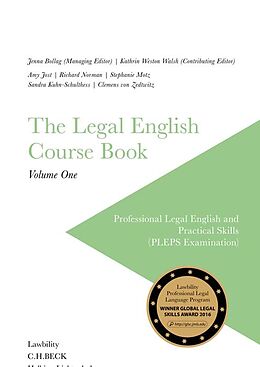 Kartonierter Einband The Legal English Course Book. Vol.1 von 
